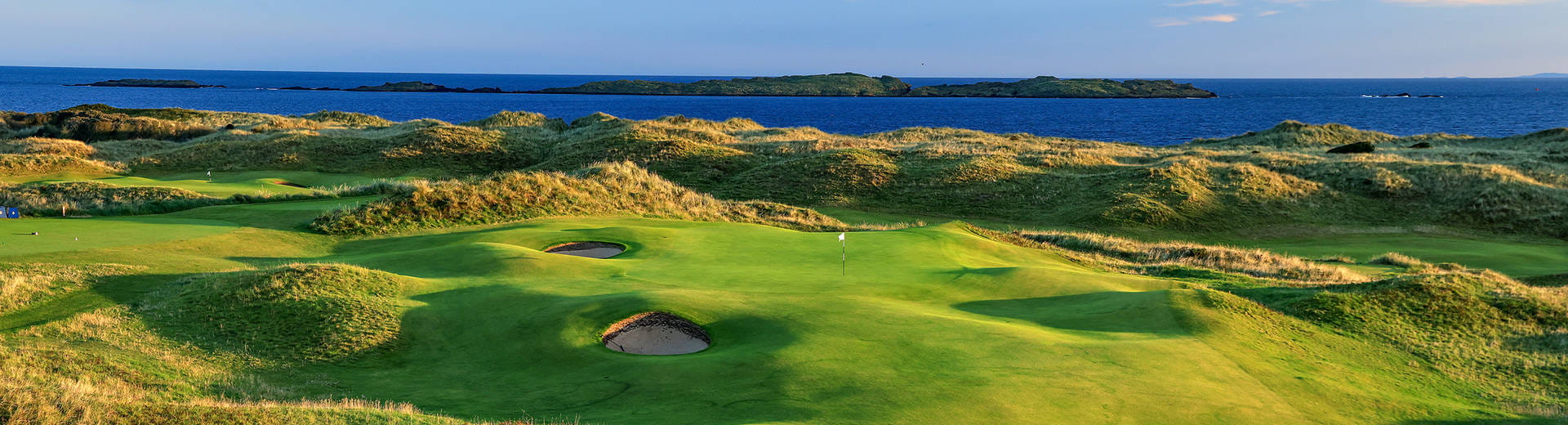 The 15th hole at Royal Portrush, the venue for The 153rd Open